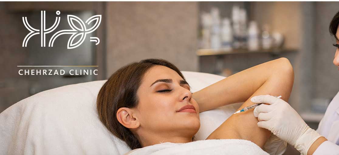 بوتاکس زیربغل کلینیک چهرزاد